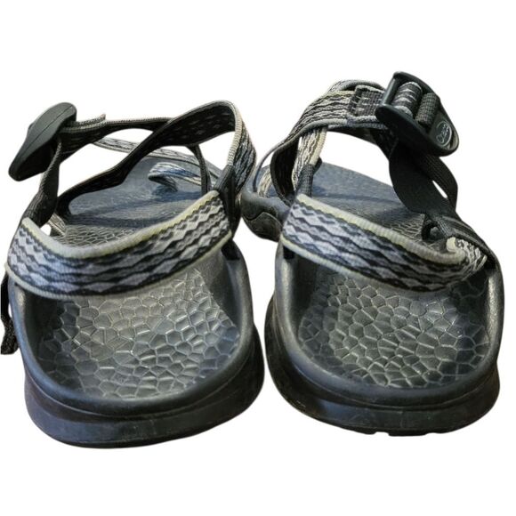 Chaco Men's Sandals Gray Adjustable Ankle Strap Size 13 - Picture 3 of 11